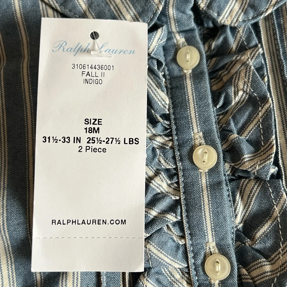 NWT Ralph Lauren Ruffled Top